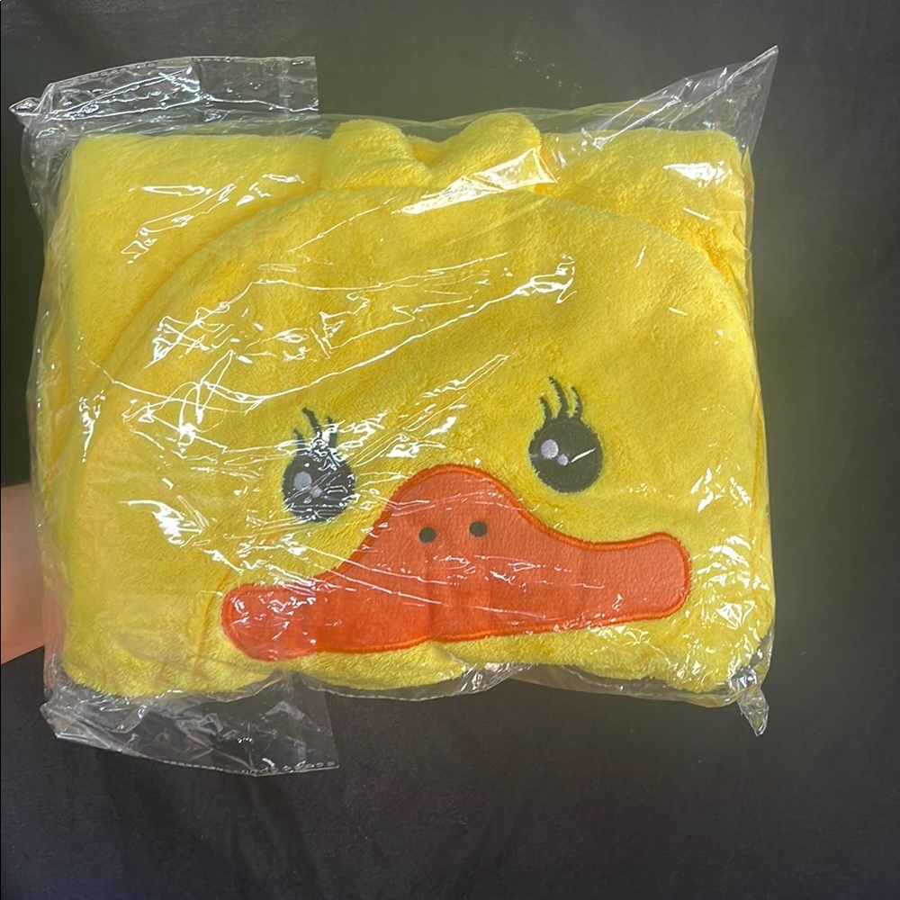 Cute Duck Hooded Towel for Kids